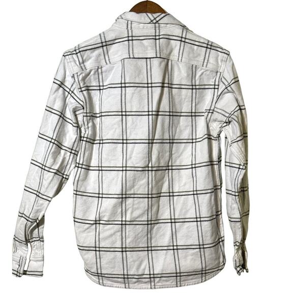 Everlane Men’s Heavyweight New Overshirt White Windowpane Plaid Size Small - Picture 6 of 9